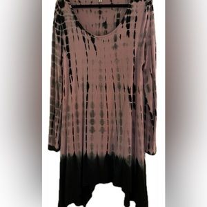 Ya Los Angeles Tie-Dye Dress Purple
